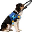Blind Dog Halo,Adjustable No-Flip Protective Navigation Aid Bumper Collar for Visually Impaired Dogs, Anti-Collision Vest Harness (XXS for 5"-10")