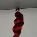 Red 15A Straight Bundles Human Hair 100% human hair bundles Single Bundle straight Human Hair Ombre Straight Bundles 100% Unprocessed Brazilian Remy Virgin Hair Red 12 inch