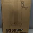 Portable Basketball Hoop Outdoor, 6.9FT/10FT Adjustable Basketball Hoop for Kids and Adults in Outdoor/Indoor, with Sturdy PE Base and PET Backboard, Easy Assembly for Home Use