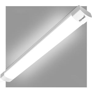 Airand LED Shop Lights for Garage 4FT with Plug, Utility Linkable LED Tube Light 5000K Under Cabinet Lighting,3600 LM LED Ceiling and Closet Light 36W, Corded Electric with ON/Off Switch, 4FT-1PCS