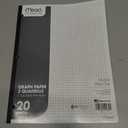 5 x Mead Graph Paper Pad, Quadrille, 5 Squares per Inch, 11" x 8-1/2", 20 Sheets, 1 Pack (19030)