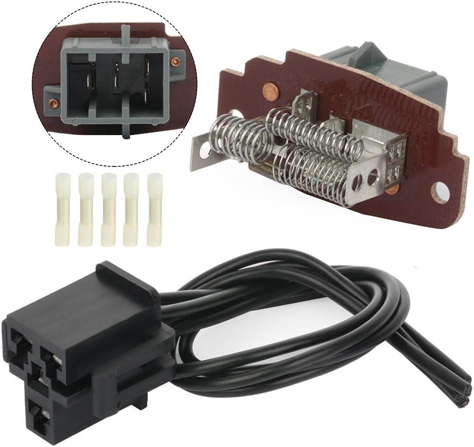cciyu HVAC Blower Motor Fan Resistor for 1995-2001 for Ford Explorer,2001-2005 for Explorer Sport Trac,for Ranger,1997-2001 for Mercury Mountaineer,OE-973-411 Heater Regulator Resistor Kit RU-404