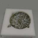 1pack Vintage Ceramic Candle Holders with Handle, Round Farmhouse Ceramic Plate Tray,Sage Holder for Burning,Incense Holder for Meditation Room Home Decor(Green)