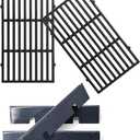 Hiorucet 7637 Grill Grates 7635 Flavorizer Bars for Weber GS4 Grill Spirit I/II 200 Series, E-210, E-215, S-210, S-215, S-220, E-220, II E-210 Grill with Front-Mounted Control for Weber Spirit E-210