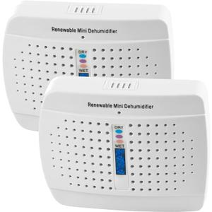 Small Dehumidifier, Moisture Absorber for Closed Spaces, Cabinet, Closet and Bathroom, Renewable Mini Dehumidifiers for Gun Safe, Rust Prevention