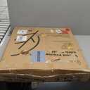 Solid Wood Wall Mirror with Shelf  Round Wood Frame Mirror for Entryway, Bathroom or Living Room  Handcrafted Look  24 Inch