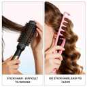 Mens Hair Texture Comb for Natural Volume & Clean Styling Wide Tooth Barber Comb for Thick & Curly Hair, Professional Grooming Tool for Fade, Parting & Daily Hair Control