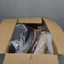 BestOffice | Ergonomic Office Chair | Mid-Back Swivel Desk Chair | Breathable Backrest & Lumbar Support | Adjustable Height | Sponge Seat | Rolling Wheels | Dark Black | for Adults & Women