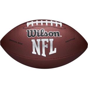 WILSON NFL Recreational Footballs (PeeWee Size, Brown)