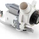 WH23X28418 290d1201g003 290d1201g001 Washer Drain Pump & Motor Assembly Replacement Compatible with G-E Hot-point Washers, Replace WH23X24178 WH23X27574 B40-3A01 B30-3A02 By Fetechmate