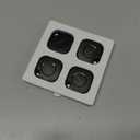 Air Tracker Tag 4 Pack: Bluetooth Item Finder with Apple Find My APP (iOS Only), Item Locator for Keys Finder, Luggage Tracker, Bags Wallets Tracking, IP67 Waterproof Smart Tag (Gray-Black)