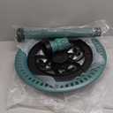 Pure Garden 50-LG1072 Green Resin Bird Bath with Antique Design-Patina