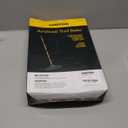 Artificial Turf Rake with Steel Telescopic Handle, 32 to 55 Inch 3 Piece-Pole Easy Storage Design, Garden Hand Boom Rake for Artificial Grass, Carpet Pet Hair, Lawn Leaves and Debris Remove, Yellow