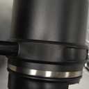 ALOUFEA 20 oz Insulated Coffee Mug Tumbler with Handle, Stainless Steel Travel Mug Tumbler with Lid and Straw,Double Wall Vacuum Leak Proof Ice Coffee Thermal Cup, Black