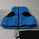 AiryVest Lightweight Reversible Winter Dog Coat - Warm Jacket - Water Resistant Windproof - Small to Large Dogs - Comfortable Vest - XL - Black Blue