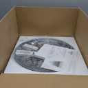 CLAIRDAI Dimmable Crystal Chandeliers Modern Chandeliers LED Flush Mount Crystal Ceiling Light with Remote Control Chandelier with 5 Tier Crystal Drops for Hallway Bedroom Dining Room Living Room