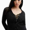 Allsaints Womens Vivian Cardigan (Small, Black)