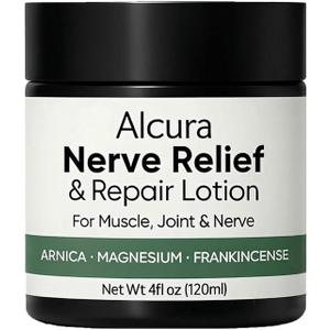 Alcura Nerve Cream, Alcura Neuropathy Lotion with Arnica, Daily Nourishment for Health, Suitable for Knee, Lumbar, Neck, Hand and Foot