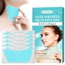 Neck Wrinkle Patches, 5PCS, Neck Tape for Neck Firming and Tightening, Anti-Wrinkle Patches to Smoothing Skin, Invisible Silicone Pads for Wrinkles Brand
