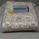 jinchan Zenith Floral Runner Rug 3x8 Washable Kitchen Runner Non-Slip Low-Pile Soft Carpet Runner Botanical Throw Rug for Hallway Entryway Laundry Room Bedroom Pastoral Green