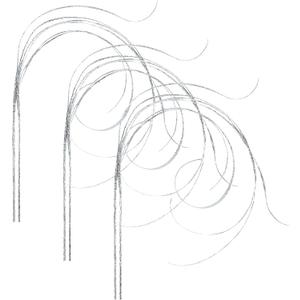 MTLEE 6 Pieces Glitter Silver Christmas Tree Picks and Sprays Decorative Stem Picks Sprays Branches Vase Filler Curly Ting Ting Branches for Home Christmas Tree Craft Wreath Garden Decorations