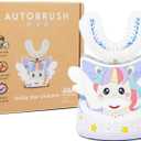 autobrush Kids U Shaped Electric Toothbrush, ADA Accepted, Sonic Pro with Unique 360 Nylon Bristles 3 Cleaning Modes,Whitening LED-Lights,Plays Music (Double-Sided),Ages 6-8, Unicorn