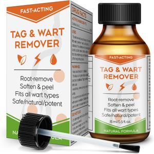 SKAYAH Wart Remover, 15 ml Fast Acting Remover - Plantar Wart Remover for Feet with Salicylic Acid - Best Wart Removal for Common Wart, Flat Wart, Corn - Strongest Dermatologist-1227
