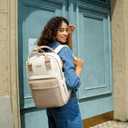 LOVEVOOK Laptop Backpack for Women Men, 17.3 Inch Laptop Bag with USB Port Fashion Waterproof Backpacks Teacher Nurse Stylish Travel Bags Vintage Daypacks Bookbag for College School Work