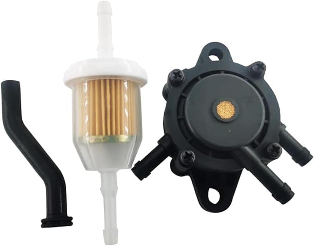 808656 Fuel Pump for B&S Lawn Mower Tractor Gas Vacuum Fuel Pump with Fuel Filter for Honda Yamaha 491922 691034 692313 808492 John Deere Kohler 17HP-25 HP Small Engine