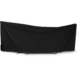 Covermates Hammock Cover Classic 12-Gauge Vinyl, Weather-Resistant, Polyester Lining, Adjustable Buckle Straps & Lightweight Protection, 188W x 58D x 20H, Black