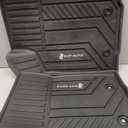 YHTAUTO Automotive Floor Mats Compatible with Toyota Tacoma 2016-2023, TPE All Weather Car Mats Waterproof Anti-Slip Odorless Floor Liner, Interior Car Accessories, 1st Row, Set of 2
