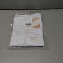 Women's Sleeveless Crew Neck Bodysuit Top Sexy Slim Summer Stretch Tank Top (White, L)