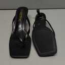 Kitten Heels for Women Square Toe Sandals Flip Flop Heels Thong Sandals Comfortable Summer 2 Inch Heels Sandals, 9.5