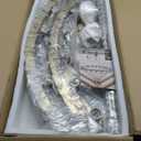 HHR 48-inch Gold Wagon Wheel Chandelier, 24-Light Round Farmhouse Foyer Chandelier, Dining Room Light Fixture for High Ceilings Living Room Porch