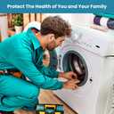 5304505004 Washer Door Gasket Replacement,5304505004 Front Load Washer Rubber Seal Parts 5304516744 5304505239,Compatible with Frigidaire Electrolux Washer Door Seal