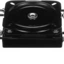 attwood 15700-3 Seat Mount, Clamp-On with Swivel, Adjusts from 7  inches to 18 inches, Black, Powder-Coated Aluminum
