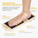 Balance Board for Ankle Strengthening & Physical Therapy - Adjustable Single Leg Board for Recovery from Sprains, Plantar Fasciitis | Stability Trainer with Video Guide and Carry Bag