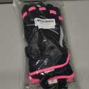 MOREOK Waterproof & Windproof -30F Winter Gloves for Men/Women, 3M Thinsulate Thermal Gloves Touch Screen Warm Gloves for Skiing, Cycling, Motorcycle, Running (Medium, Pink)