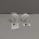 60 Minute Wind Up Timer, Visual Mechanical Timer with Loud Alarm, Manual Countdown Timers for Classroom, Home, Study and Cooking (2 Pack)