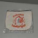 Everything Is Figureoutable Inspirational Crab Beach Makeup Bag, Inspirational Gifts Cosmetic Bags for Women, Positive Affirmations Makeup Pouch, Motivational Crab Gifts Zipper Pouch