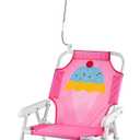 PLULON Kids Beach Chair with Umbrella Folding Lawn and Camping Chair with Summer Shade Children's Beach Chair for Pool Travel Outdoor(for 1-5 Years Old)