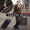 5 Pack 40-inch Suit Bag Garment Bag for Travel and Storage, Garment Bags for Hanging Clothes with Zipper and Visible Transparent Window, Black