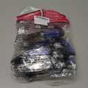 Label KINGDOM Aze-231 Refill Compatible with Brothr p Touch tze laminatied Label Maker Tape 12mm 1/2"(0.47") for ptouch Printer PTD210 PTD220 PTH110, 10 Pack (Black on White)