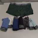 DAVID ARCHY Mens Trunks Underwear Soft Breathable Rayon Made from Bamboo Trunk No Fly Pouch (Small, A, Multicoloured-7 Pack)