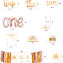 First Trip Around The Sun Birthday Decorations, Boho Sun 1st Birthday Decoration, You Are My Sunshine Party Supplies, Muted Sun Dessert Table Backdrop for 1st Birthday Girl, Sun Theme 1st Birthday Party Supplies