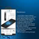 LIQUID GLASS Screen Protector for All Smartphones Tablets and Watches Scratch and Shatter Resistant Wipe On Nano Protection for Up To 4 Devices - Bottle