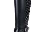 Vepose Women's 949 Knee High Boots, Tall Riding Boots Low Heel with Wide Calf (10)