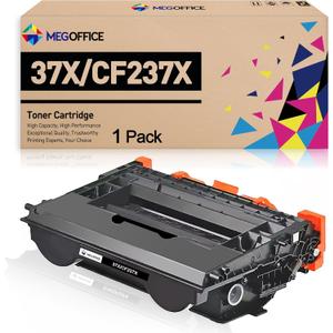 Compatible Toner Cartridge Replacement for HP 37X Black High Yield for CF237A 37A CF237X Enterprise M607n M607dn M608n M608dn M608x M607 M608 M609 MFP M631 M632 M633 Series (Black, 1-Pack)