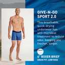 ExOfficio Men's Give-N-Go Sport 2.0 6'' Boxer Brief (L)