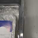 OROLEY Stainless Steel Litter Box with High Sides Lid, Extra Large XXXL Litter Box for Big Cats, Metal Kitty Litter Boxes with Anti-Leakage Enclosure,Non-Stick